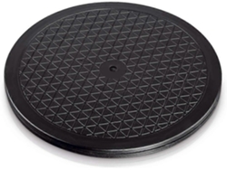 Bandeja Redonda Universal (32 cm, Talla L, Peso Soportado 80 kg - Ideal para TV, Altavoces, Pantallas, Cocina).
