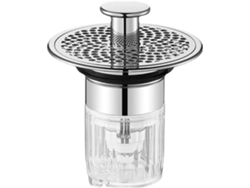 Tapón De Desagüe Con Liberación De Presión Para Fregadero, Fabricado En Abs Y Acero Inoxidable.