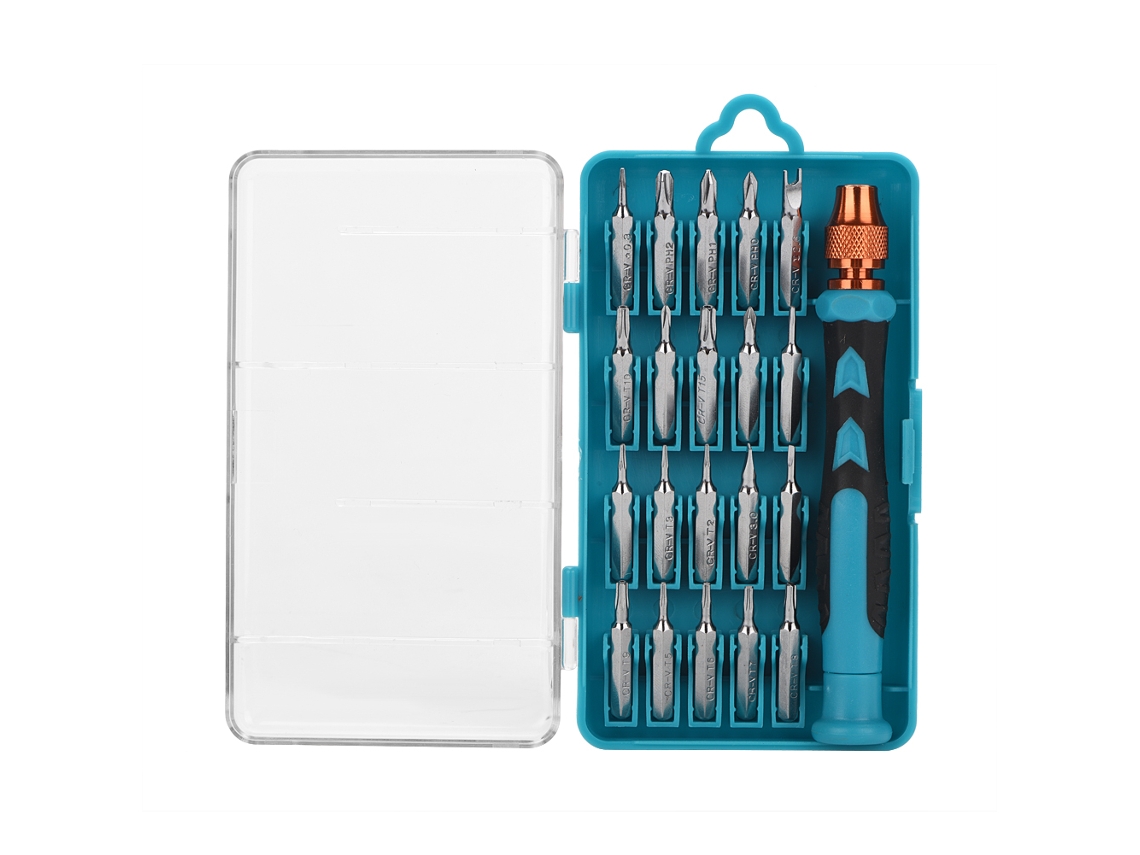 Kit de herramientas magnéticas planas en forma de cruz para reparación de uñas Sunflare de 20 piezas
