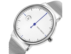Reloj Hombre Metal Impermeable Moda Pulsera Ajustable Mini Focus