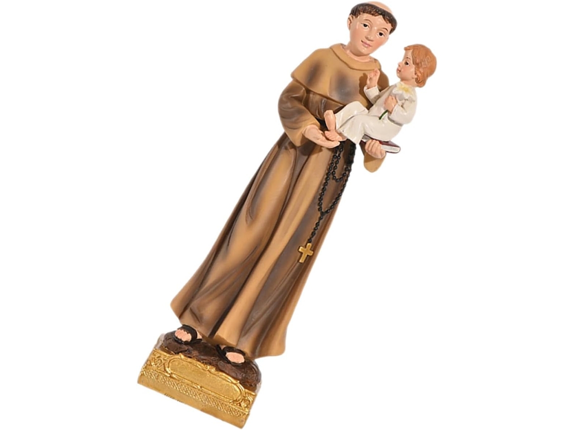 Estatua Religiosa Artesanal Finos Detalles Resina Ideal Decoración Hogar Oficina Tanto Niños Niñas Como