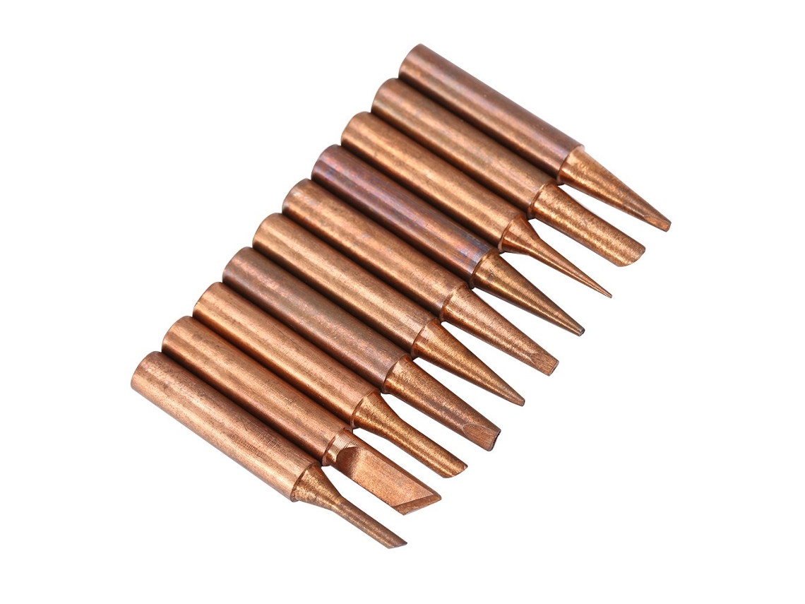 10 Puntas De Soldadura De Cobre Sin Plomo 900m-t Para Estaciones De Soldadura 936, 937, 938, 969, 8586