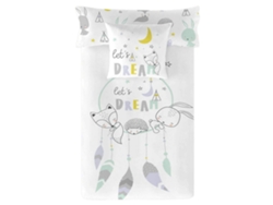 Funda de Edredón COOL KIDS Let'S Dream Reversible (Algodón - 180 x 220 cm)