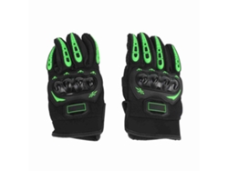2026-guantes De Moto De Dedos Completos Con Pantalla Táctil Transpirables Con Mano Completa Verde