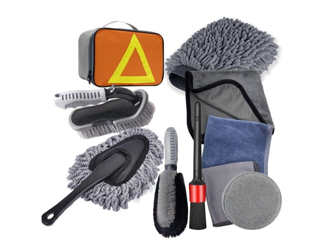 Kit De Limpieza Para Coche Henten Home: Interior, Exterior Y Ruedas