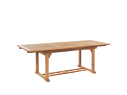 Mesa De Refeição De Jardim Extensível Java 160/220 Cm 90 Cm Madeira De Acácia Castanho Claro