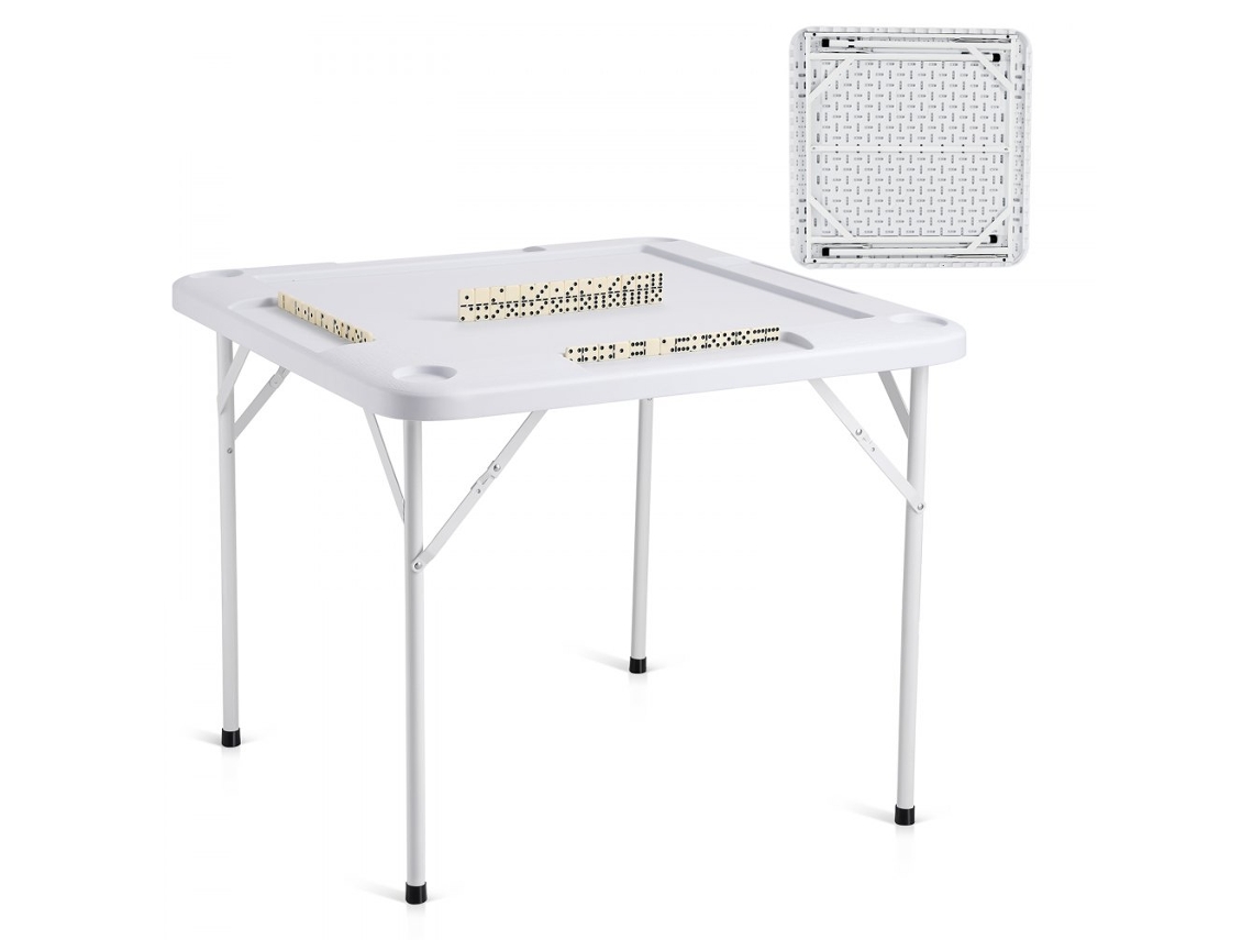 Mesa de juego plegable para Mahjong, Dominó y Cartas con Soportes Tekmaquinas