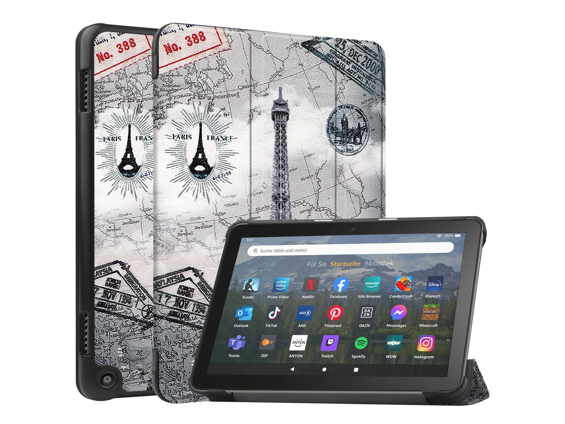 Funda Fwinl para Amazon Fire HD 8/Fire HD 8 Plus 2020 en formato torre