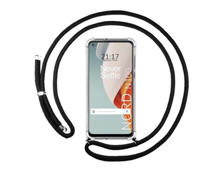 Carcasa OnePlus Nord N100 TUMUNDOSMARTPHONE Colgante Negro