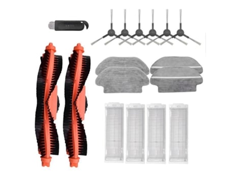 Cepillo Lateral, filtro de paño de mopa, cepillo principal Compatible con aspiradora Xiaomi Mijia Styj02Ym Conga 3490 Viomi V2 Pro V-Rvclm21B
