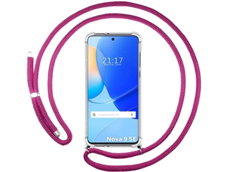 Carcasa para Huawei Nova 9 SE TUMUNDOSMARTPHONE Colgante Rosa