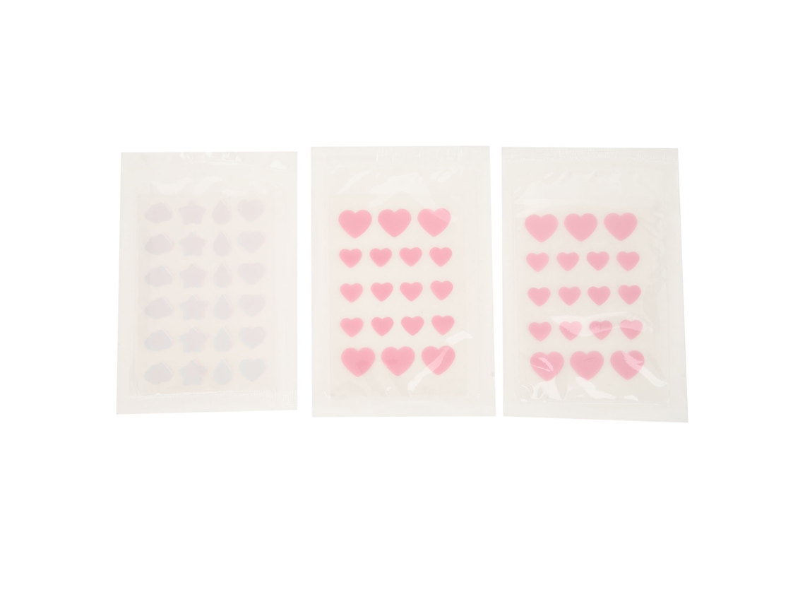 60 Parches Hidrocoloides Para Acné Cute Forma De Dibujos Animados Cubre Y Cura Parches Faciales Decorativos