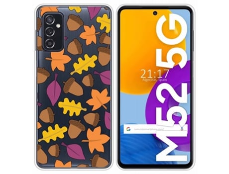 Carcasa Samsung Galaxy M52 5G TUMUNDOSMARTPHONE Dibujos Transparente Multicolor