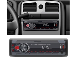 Reproductor De Coche De 12 V Con Radio Fm, Ranura Para Tarjeta Tf De 5,0", Usb, Reproducción Manos Libres Y Entrada Aux.