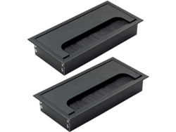 Tapón para cable rectangular de 160 mm