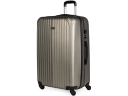 Maleta de Viaje Grande ITACA ABS Beige (100 L)