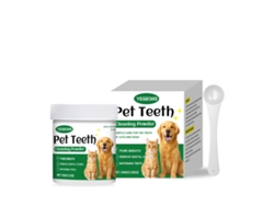 Polvo de limpieza dental para mascotas