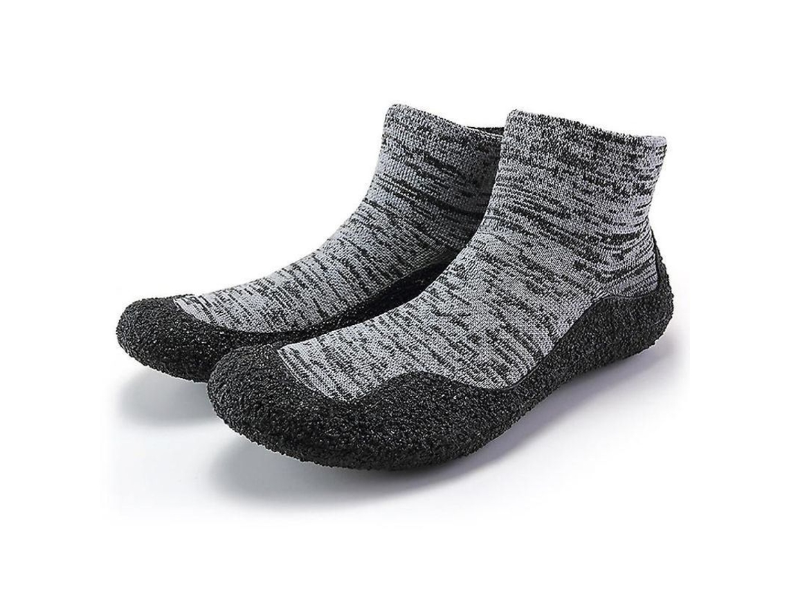 2026da-zapatos De Calcetín Sin Slip Para Deportes Y Viajes Unisex Ligeros Resistentes Y Transpirables 41 Negro Gris