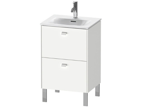 Mueble de lavabo DURAVIT Brioso vertical 52,0 x 41,9 cm 2 cajones incl. recorte de sifón y delantal para lavabo Viu 234453