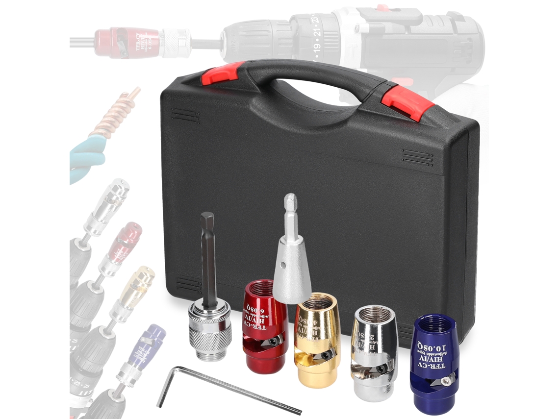 Pelador De Cables Eléctrico De Aleación De Aluminio Herramienta Rotatoria Práctica Compatible Con Taladros Eléctricos Para Electricistas