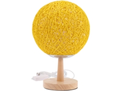 Lámpara De Mesa Led De Ratán Con Luz Suave Trenzada, Decorativa Para Oficina Y Dormitorio, Regalo