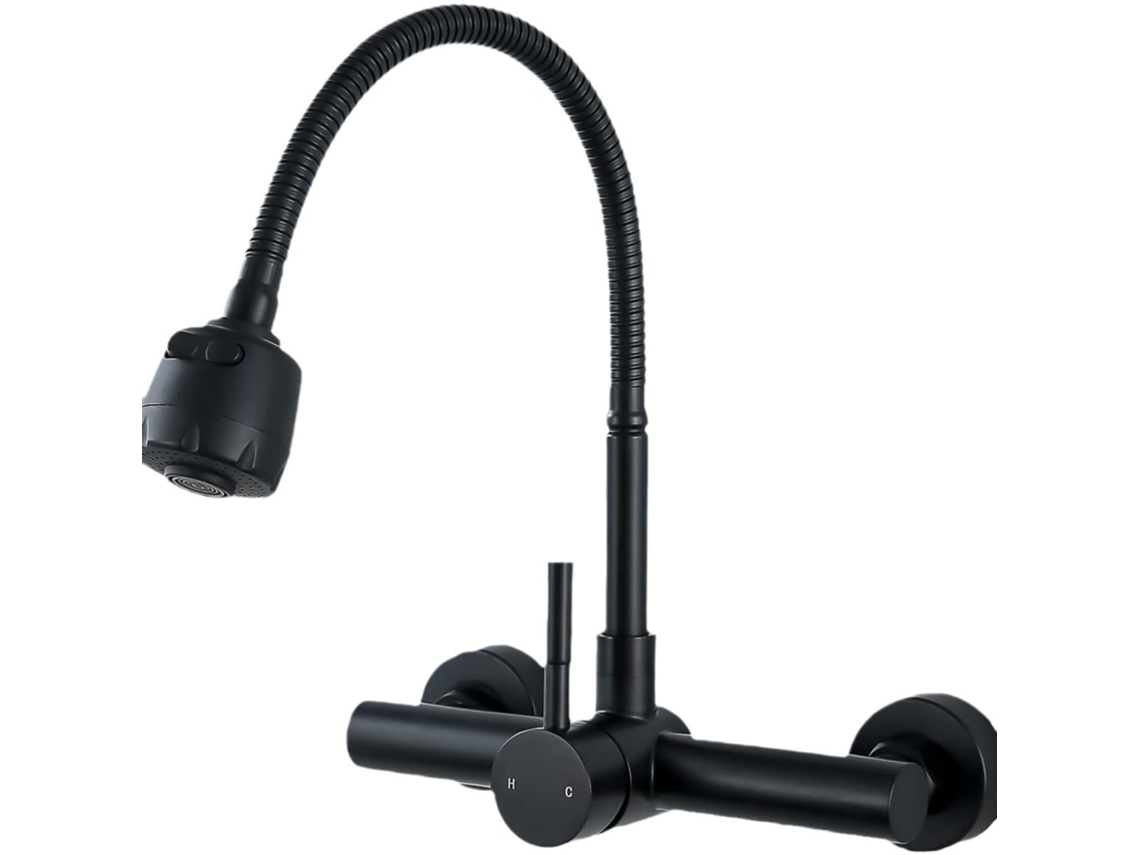 Grifo De Cocina, Grifo De Agua Fría Y Caliente, Fabricado En Acero Inoxidable 304, Giratorio 360 Grados.