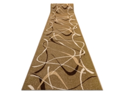 Alfombra de Pasillo Karmel Fryz - Choco Marrón Claro 100 cm