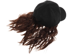 Color De La Gorra De Béisbol Para Postizo De Pelo Corto Rizado Tipo Bob
