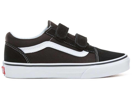 Zapatillas VANS Old Skool V Youth - Hombre (38 - Negro)