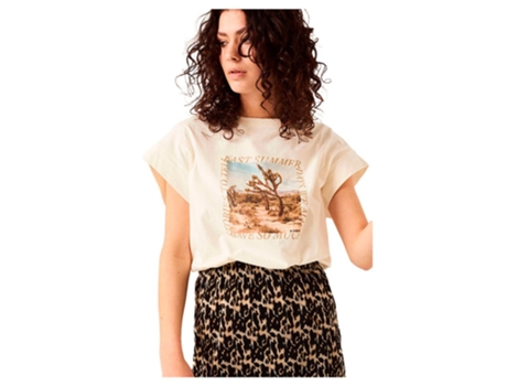 Camiseta de Mujer GARCIA Beige (XS)