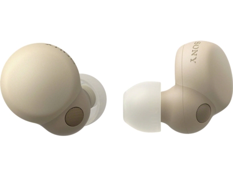 Auriculares Bluetooth True Wireless SONY Linkbuds WFLS900NC (In Ear - Micrófono - Noise Cancelling - Beige)