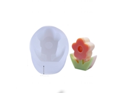 Molde De Silicona 3d Flor Handmade Ecoamigable Para Manualidades Diy 58x69x32mm
