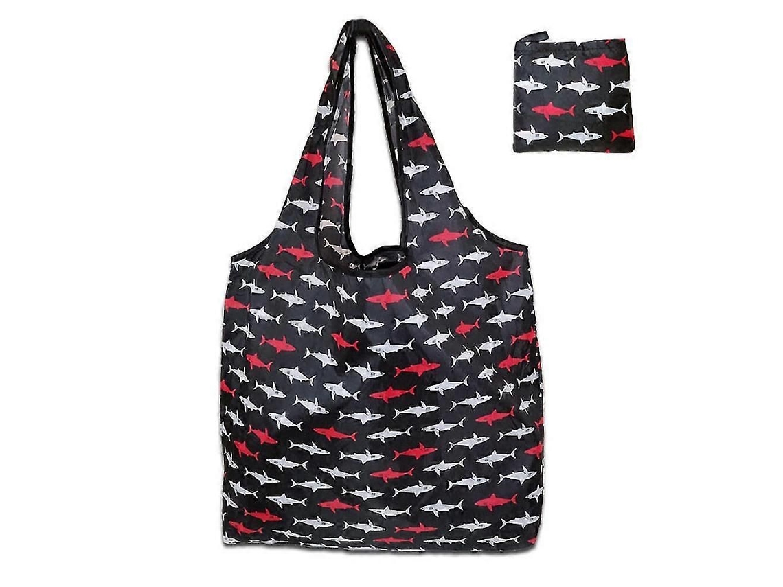 Bolsa de compras grande, reutilizable y ecológica para guardar juguetes de playa, bandolera, plegable. GOKOCO