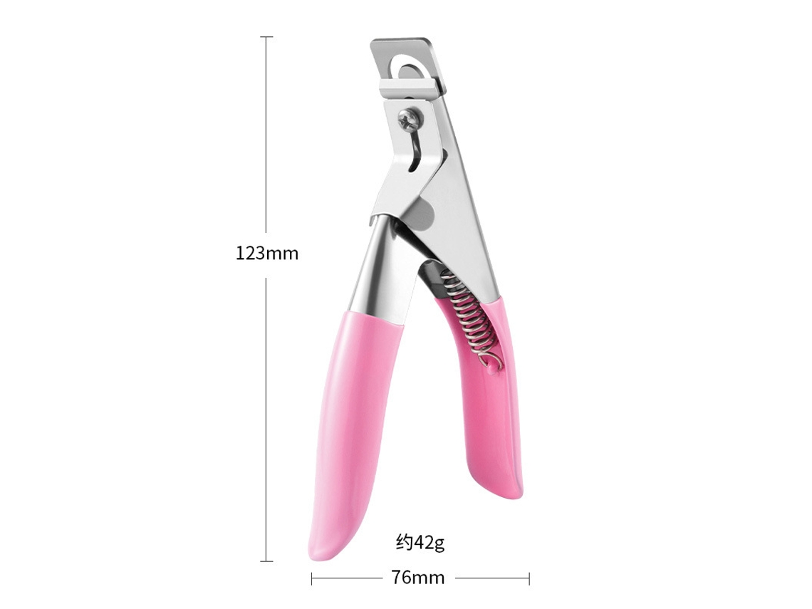 Cortaúñas y herramientas de manicura, bolsa rosa fina