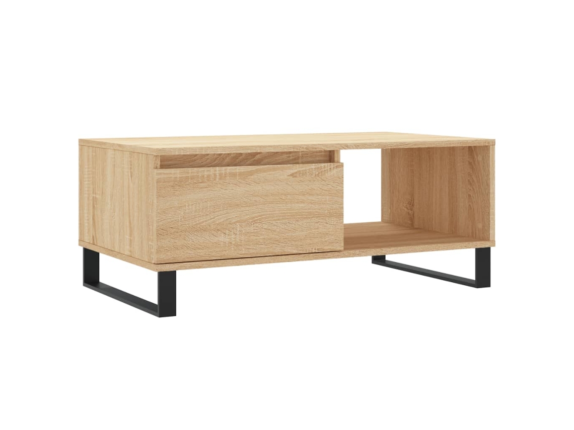Mesa De Centro VIDAXL Marrón Madera contrachapada (90x50x36,5 cm)