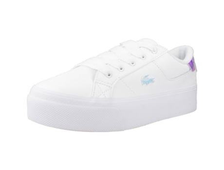 Zapatos de Mujer LACOSTE Omens Ziane Platform Tecido Blanco (39)