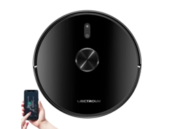 Aspiradora robot, succión de 6500 Pa, batería de 3200 mAh, color negro OEM