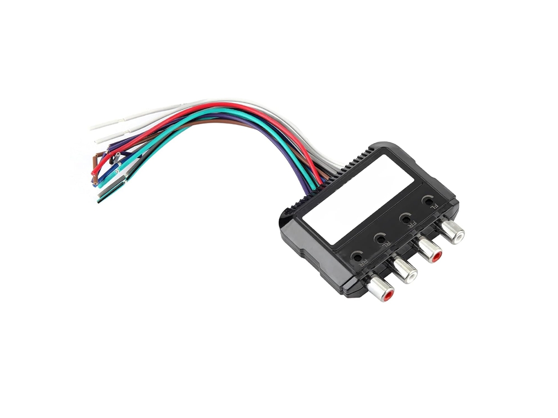 Adaptador Convertidor De Audio Para Estéreo De Automóvil Con Señal De Salida Alta A Baja