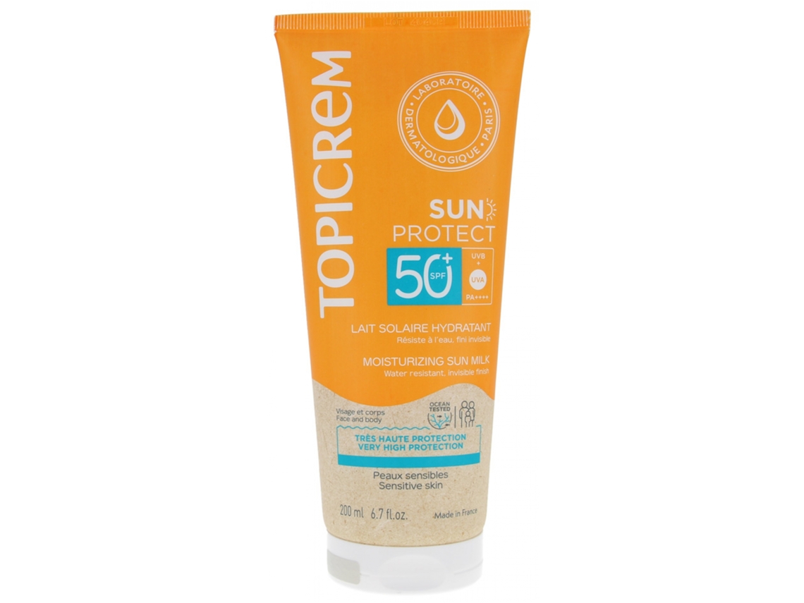 TOPICREM Sun Protect Leche Solar Hidratante Spf50 200 Ml