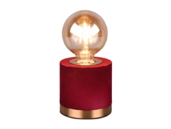Lámpara de Mesa LÚZETE E28 (Rojo)