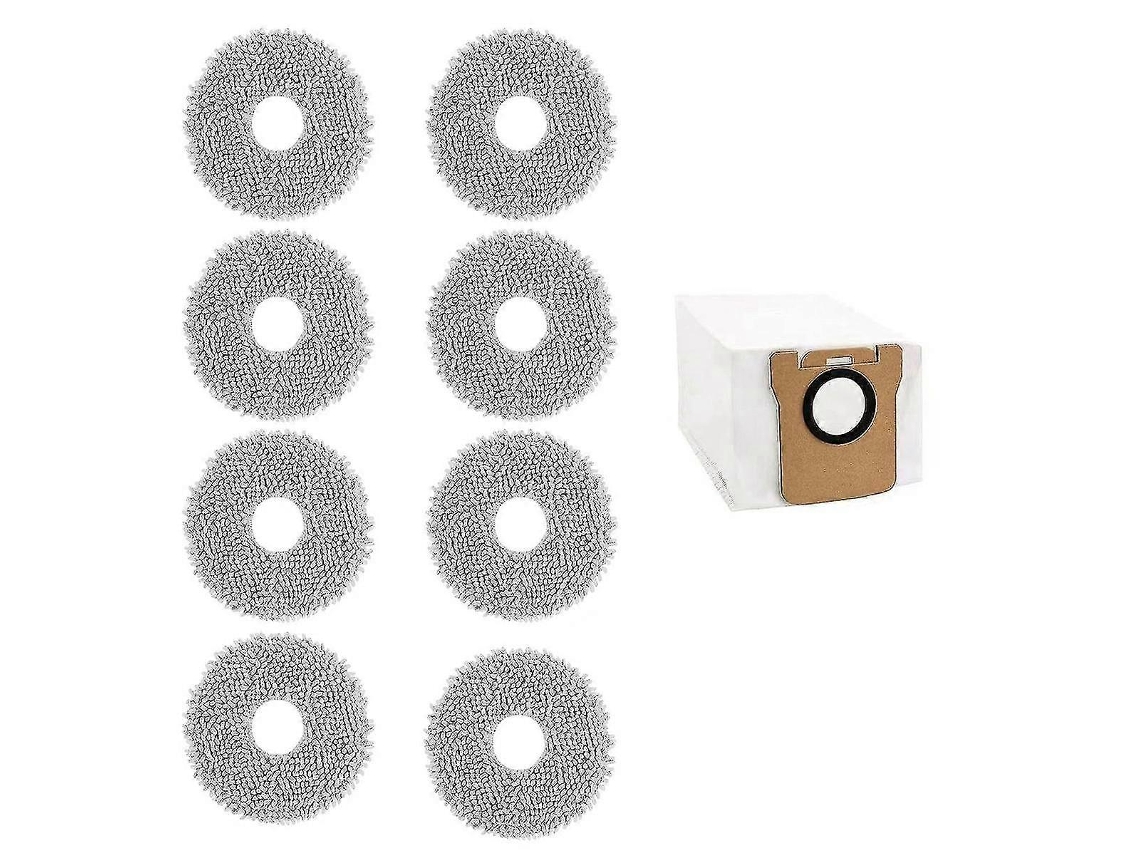 8 Pack Mop Pads For L10s Ultra, Washable Mop Pads For L10 Ultra / L10s Pro / L10s Ultra Robot Vacuum