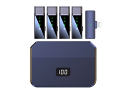 Micrófonos De Solapa Inalámbricos Chrui S68 Interfaz Lightning De Uno A Cuatro