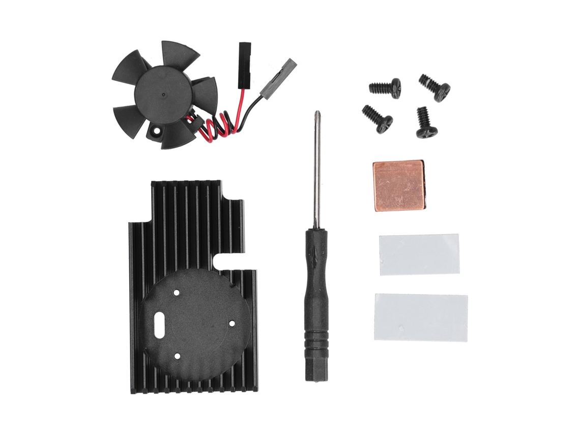 Disipador De Calor De Aluminio Con Ventilador Para Refrigeración Térmica De Raspberry Pi 3