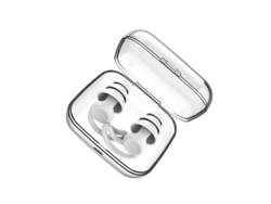 Tapones Para Los Oídos De Silicona Con Aislamiento Acústico Suave Blanco