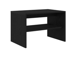 Maison Exclusive - Mueble De Tv Madera De Ingeniería Roble Negro 60x40x40 Cm