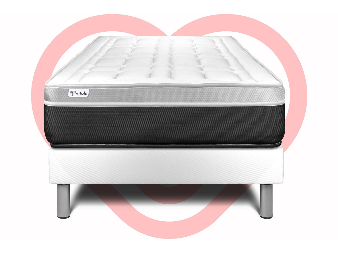 Kit Somier Vital Soft 120 X 200 Cm Blanco