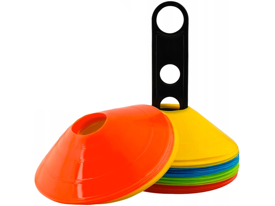 50 x Cones de Treinamento Multicoloridos 