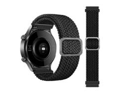 Correa ajustable y elástica de nailon trenzado para Samsung Galaxy Watch de 42 mm (arcoíris)