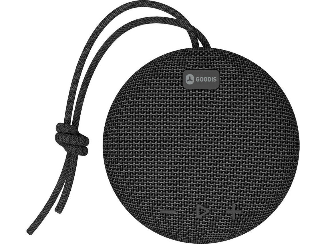 Altavoz Bluetooth GOODIS GDBS9020 (5 W - Autonomía: hasta 13 h - Alcance: hasta 10 m - Negro)