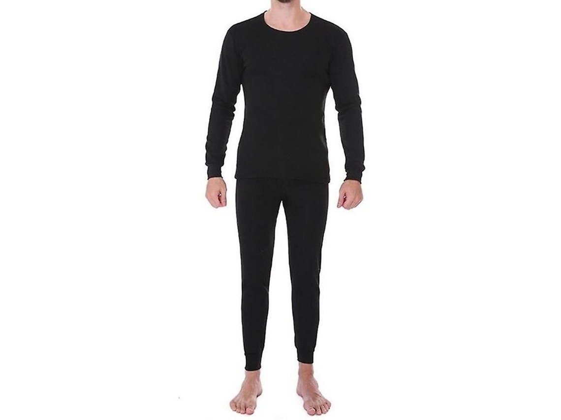 2026-conjunto De Ropa Interior Térmica Para Hombre Con Camisa De Manga Larga Y Pantalones Largos Suaves De Algodón